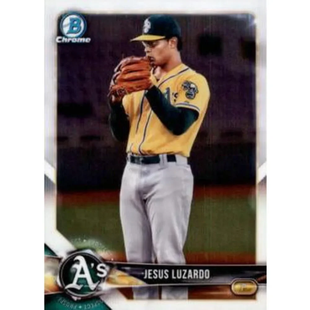 2018 Bowman Chrome Prospects Jesus Luzardo BCP126 Oakland Athletics